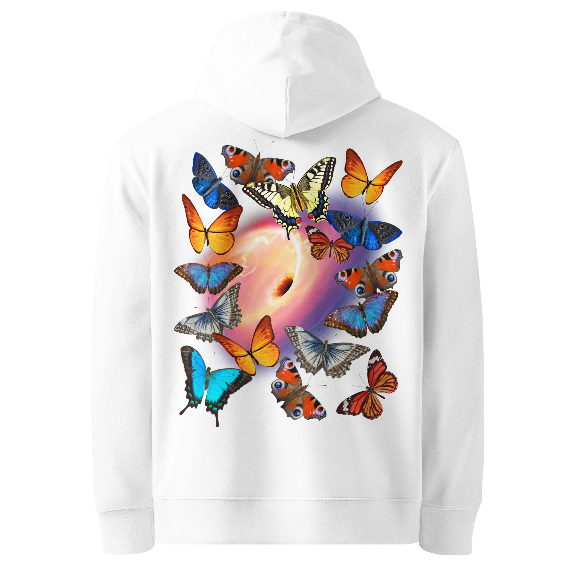 butterfly-absolut-paradiso-unisex-essential-eco-cruiser-2.0-hoodie-white-back.1.pic