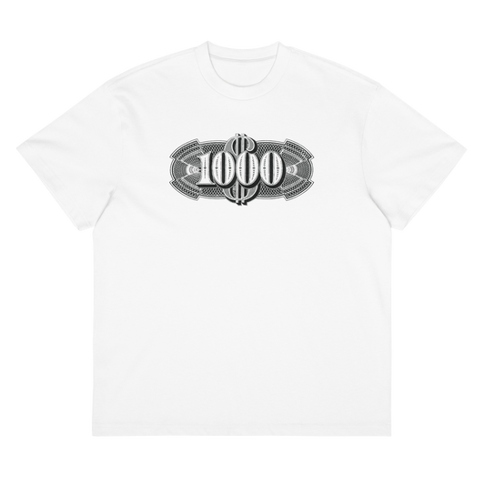 extra special supporter tee, dollar 1000 mens paradiso box t-shirt white buy it now!