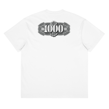 extra special supporter tee, dollar 1000 mens paradiso box t-shirt print back white buy it now!