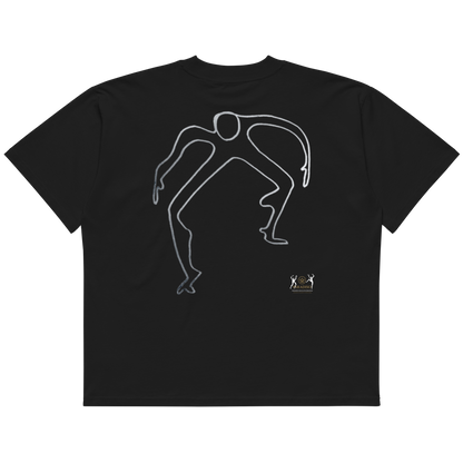 Paradiso No.10 Limited Edition Oversized T-Shirt in Black – back View – NFT-Backed One-Liner Artwork by Solo Paradiso – Only 333 Ever Produced – Polygon Blockchain